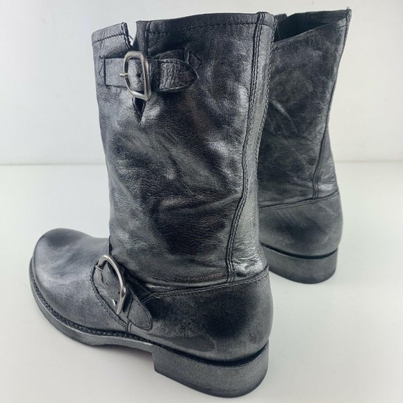 Womens Frye Boots Size 6 Veronica Short Mid Calf - Picture 3 of 12